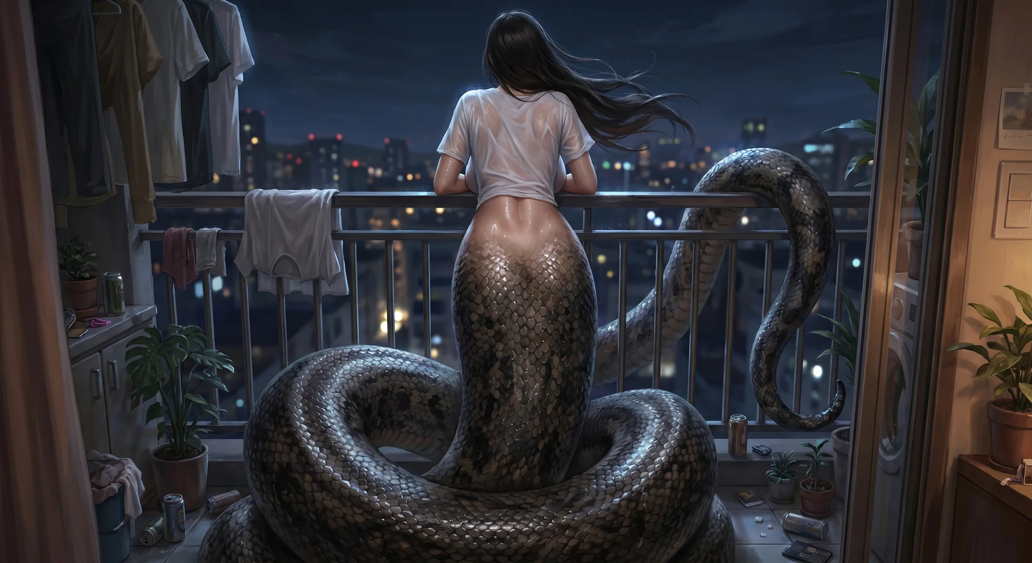 The Night Breeze Across the City