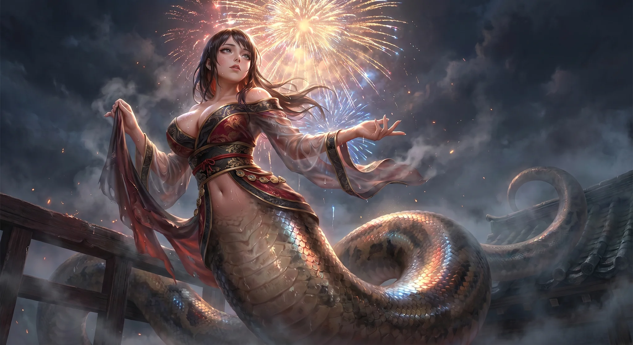 Beneath the Summer Fireworks